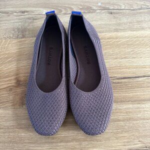 Rothy's The Square 8.5 textured mauve mink